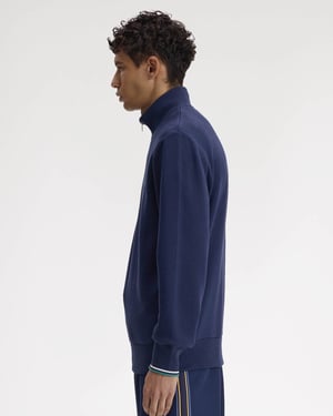Half Zip Sweatshirt in Dark Blue