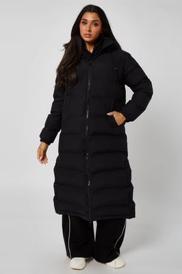 Heatseal Seamless Maxi Puffer Coat