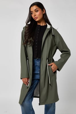 Fishtail Rubberised Raincoat