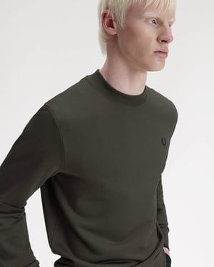 Sweatshirt in Dark Green