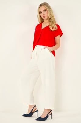 Petite Ankle Grazer Smart Stretch Trouser