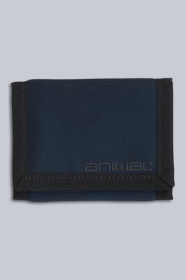 Trifold Wallet Lightweight Durable Compact Foldable Secure Money Card Holder Navy