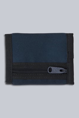 Trifold Wallet Lightweight Durable Compact Foldable Secure Money Card Holder Navy