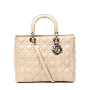 Large Lady Dior Zip  Schoudertas
