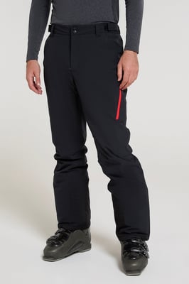 'Nebula' Extreme Men's Ski Pants Waterproof Adjustable Waist Snowboard Trouser Black