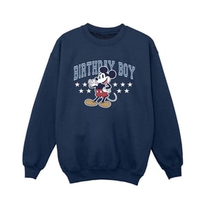 Disney Jongens Mickey Mouse Verjaardags Sweatshirt (Marineblauw)