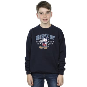 Disney Jongens Mickey Mouse Verjaardags Sweatshirt (Marineblauw)