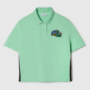 Women's Lacoste Regular-Fit Polo Shirt in Green