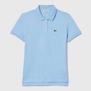 Women's Lacoste Regular-Fit Petit Polo Shirt in Blue