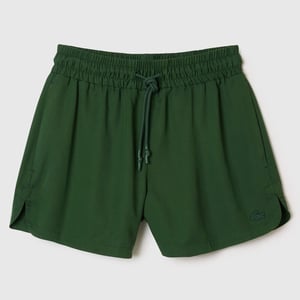 Women's Lacoste Fluid Lyocell Shorts in Green
