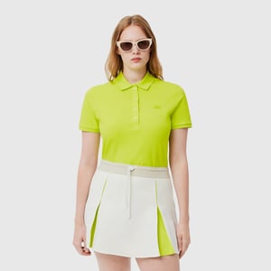 Women's Lacoste L.12.D Slim-Fit Polo Shirt in Yellow