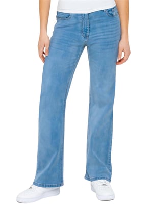 Enzo | Dames Jeans met Wijde Pijpen