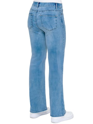 Enzo | Dames Jeans met Wijde Pijpen