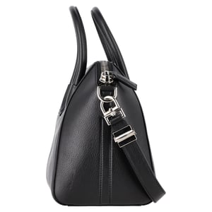 Givenchy Small Antigona Top Handle Bag in Black Calfskin Leather