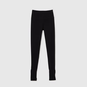 Women's Lacoste Collapsible Stirrup Leggings in Black
