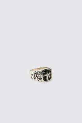 Chunky Cross Signet Ring
