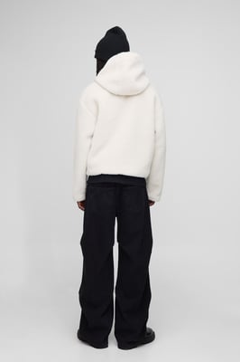Relaxed Fit Borg Toggle Duffle Coat
