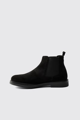 Real Suede Leather Chelsea Boot