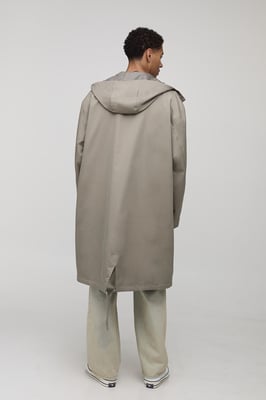 Regular Fit Long Length Hooded Parka Jacket