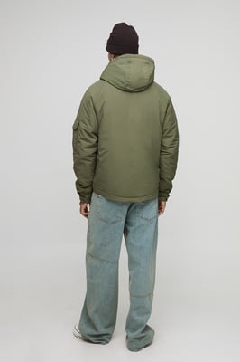Tall Regular Fit Seam Detail Hooded Parka