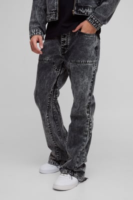 Relaxed Flared Carpenter Gusset Jeans