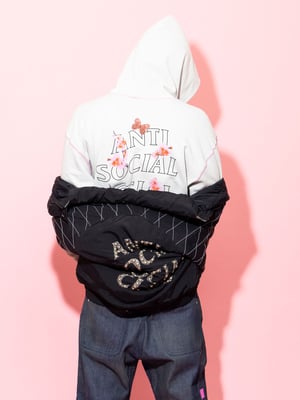 ASSC Contrast Stitch Hoodie in Grey