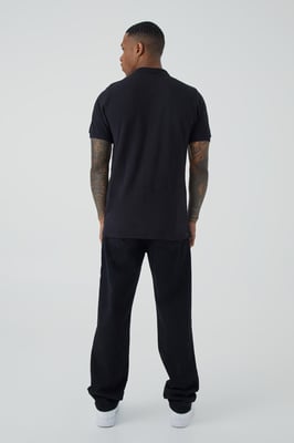 Slim Fit Heart Short Sleeve Pique Polo