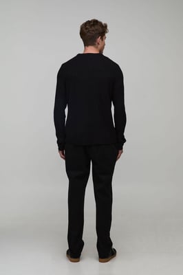 Regular Fit Ribbed Knitted Jumper