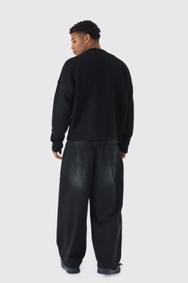 Oversized Fluffy Knit BM Jumper