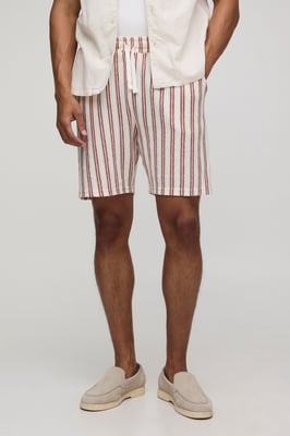 Elasticated Waist Relaxed Fit Crochet Shorts