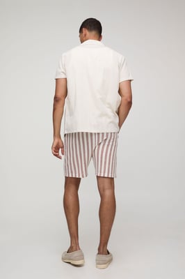 Elasticated Waist Relaxed Fit Crochet Shorts