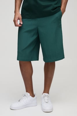 Elasticated Waist Technical Pleat Jorts