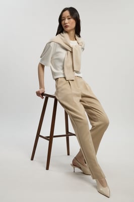 Compact Essential Slim Leg Tailored Trouser