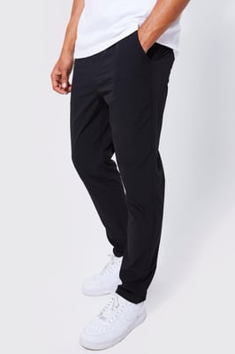 Elasticated Waist Technical Stretch Slim Trouser