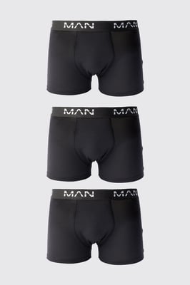 3 Pack Man Dash Mid Length Trunks