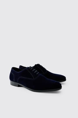 Velvet Oxford Shoe