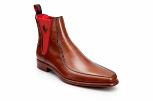 Melly 'Scotts' Piped Apron Chelsea boot