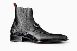 'Filmstar' Handcuff Trim Zip Boot