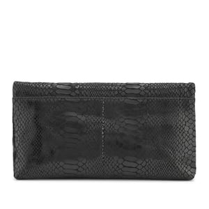 Jones Bootmaker Wylie Fold-Over Metallic Clutch