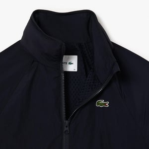 Women's Lacoste Sportsuit Water Hooded Jacket in Blue