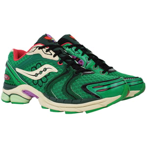 Saucony Progrid Triumph 4 Mens Green Running Shoes