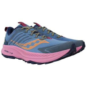 Saucony Ride Trial 2 Gore-Tex Womens Navy Running Shoes