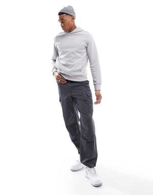 Calvin Klein mikrologotyp repreve hoodie i silver sconce