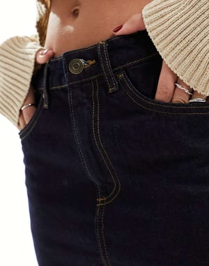 Cotton On jeanskjol i indigo
