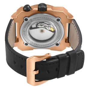 GV2 Men's XO Submarine Swiss Automatic Movement  SA100 Green Dial, Black Handmade Italian Leather Watch
