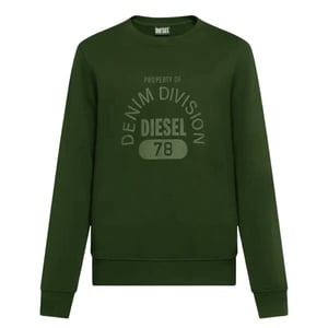 Diesel Denim Division Logo Grön Tröja