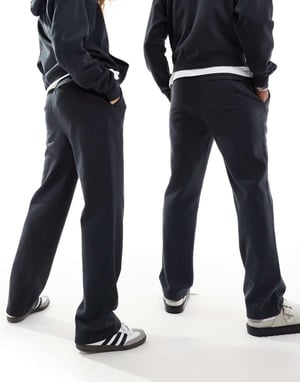 Guess Originals unisex koord vågiga joggers i tvättad svart