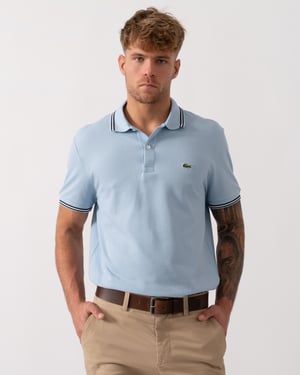 Regular Fit Polo Shirt in Light Blue
