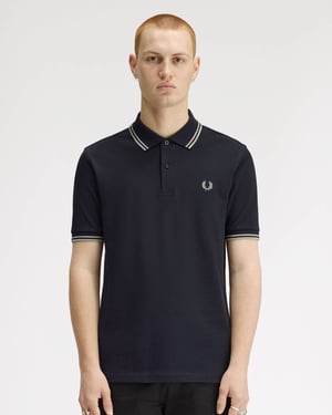 Signature Polo Shirt in Dark Blue