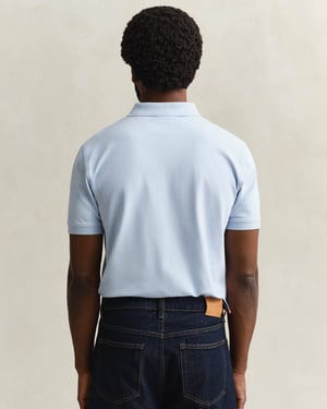 Short Sleeve Rugger in Light Blue